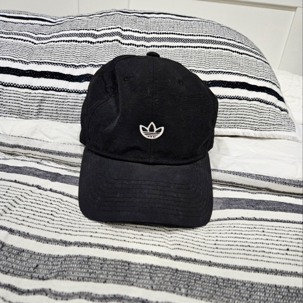 Adidas Black Trefoil Logo Hat